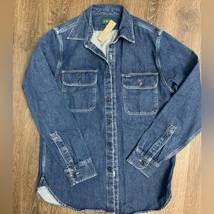 Jcrew heavyweight denim workshirt